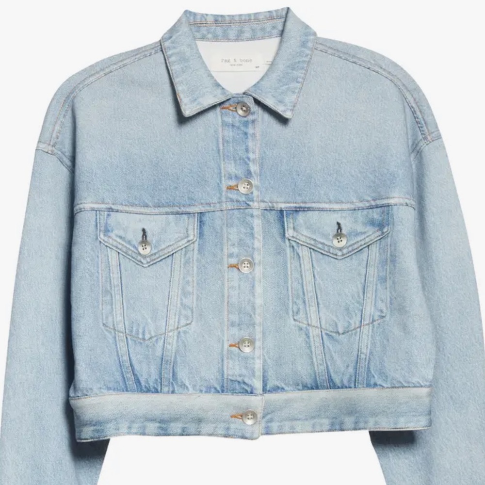 RAG&BONE Printed Denim Jacket